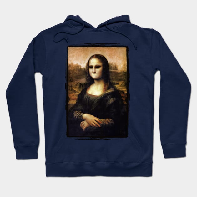 Silent Mona Lisa Hoodie by KAMonkey